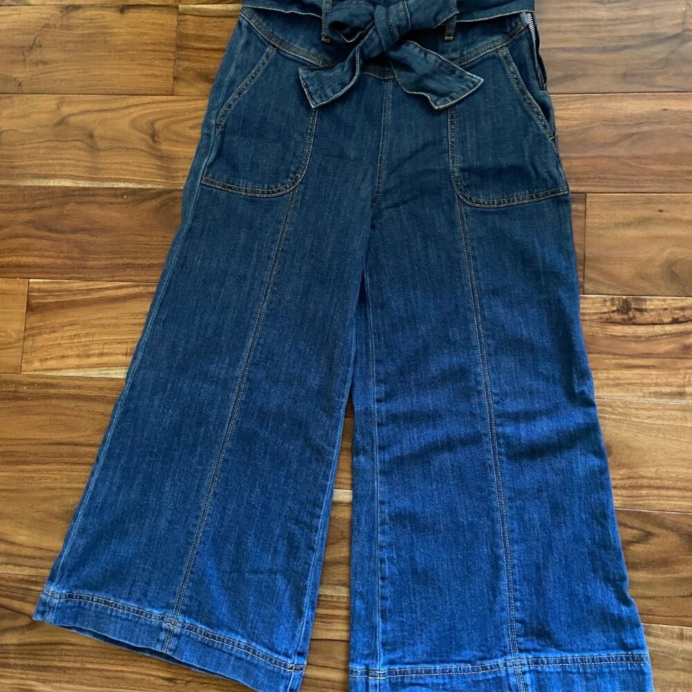 Anthropologie Pilcro and the Letterpress Cropped Wide Leg Jeans 26P